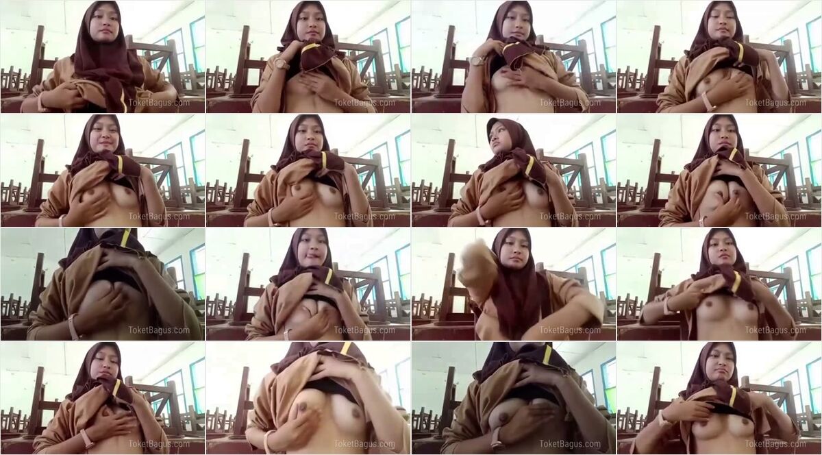 Hijab Pramuka Remas Susu Di Kelas