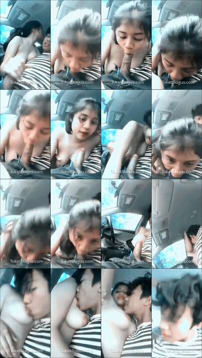 ABG Sange Sepong Kontol Di Mobil