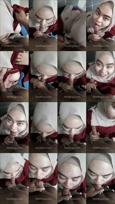 Ustazah Sepongin Kontol Crot Dimulut